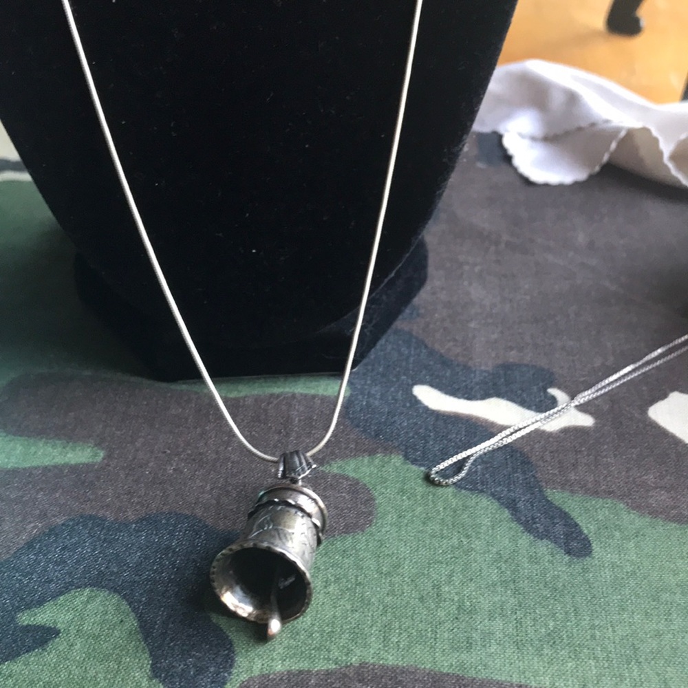 Sterling bell Pendant